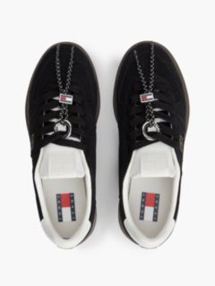 The Greenwich Suede Logo Charm Trainers — Black 3