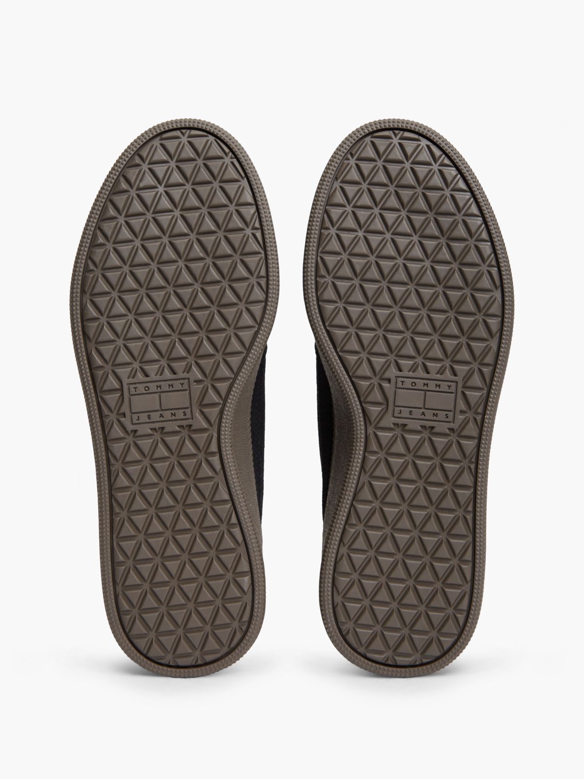 The Greenwich Suede Logo Charm Trainers — Black