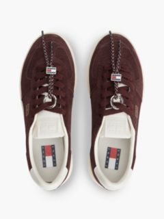 The Greenwich Suede Logo Charm Trainers — Brown 3