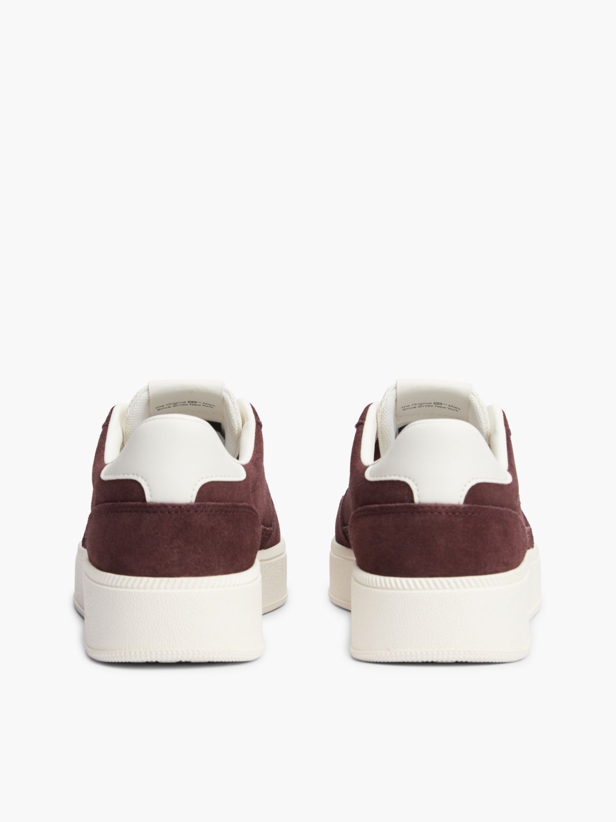 The Greenwich Suede Logo Charm Trainers — Brown