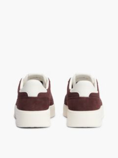 The Greenwich Suede Logo Charm Trainers — Brown 4