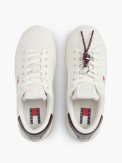 Logo Charm Trainers With Leather — Pink 3