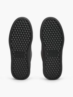 Logo Charm Trainers With Leather — Black 5