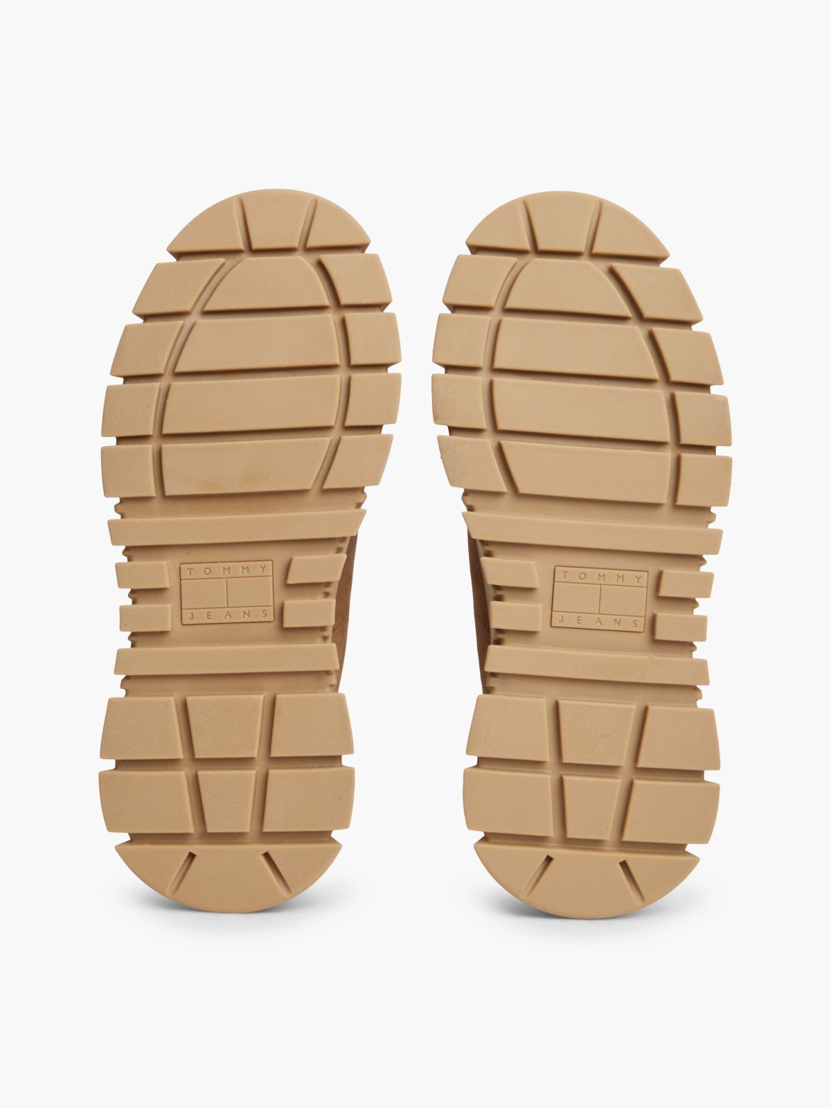 Suede Logo Platform Trainers — Brown