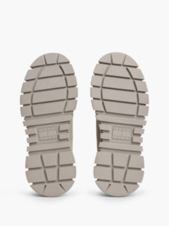 Suede Warm Lined Platform Trainers — Grey 5