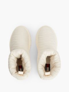 Warm Lined Quilted Snow Boots — Beige 3