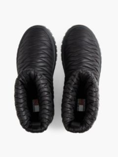 Warm Lined Quilted Snow Boots — Black 3