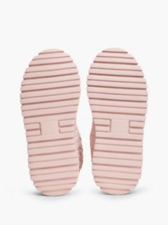Warm Lined Quilted Snow Boots — Pink 5