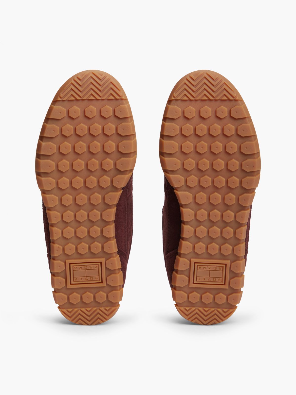 Suede Cleat Low Profile Trainers — Brown