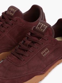Suede Cleat Low Profile Trainers — Brown 6