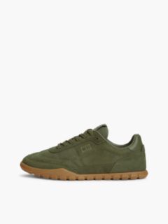 Suede Cleat Low Profile Trainers — Green 7