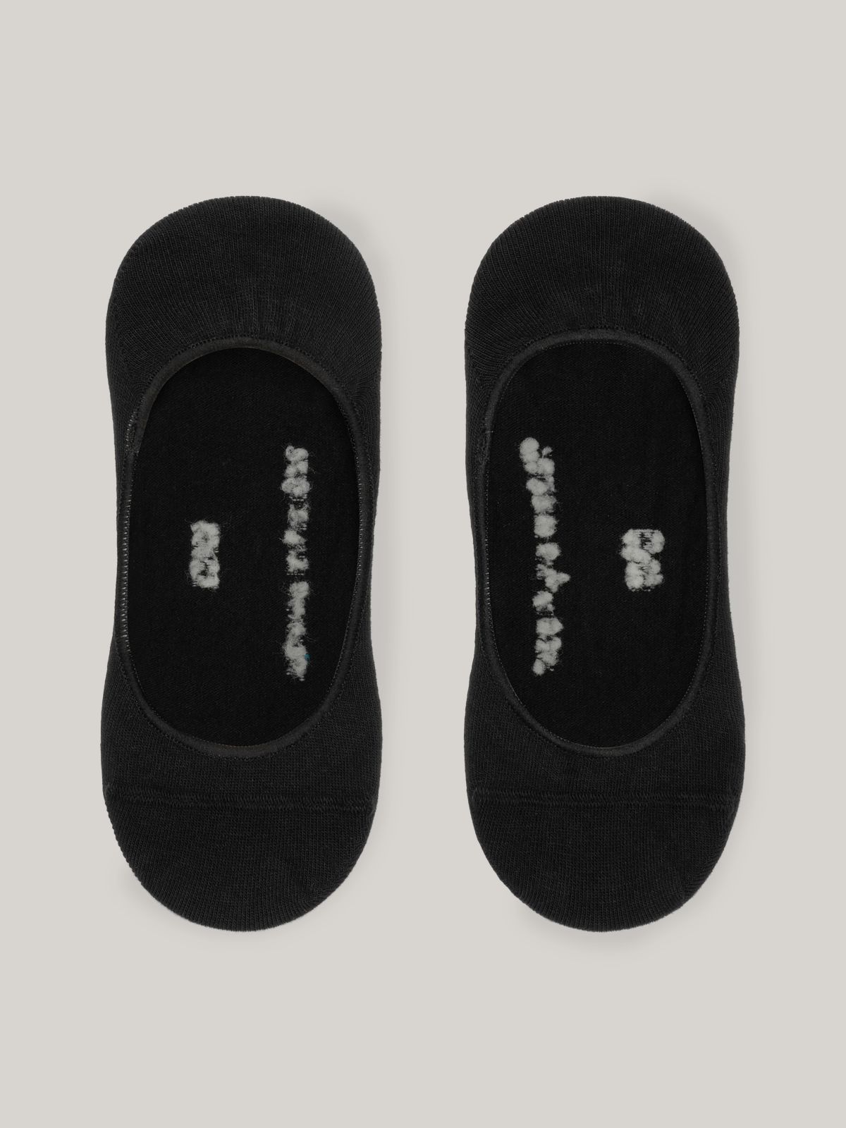 2-Pack Footie Socks — Black