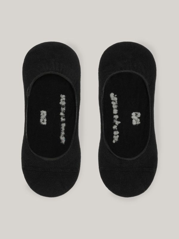 2-Pack Footie Socks — Black