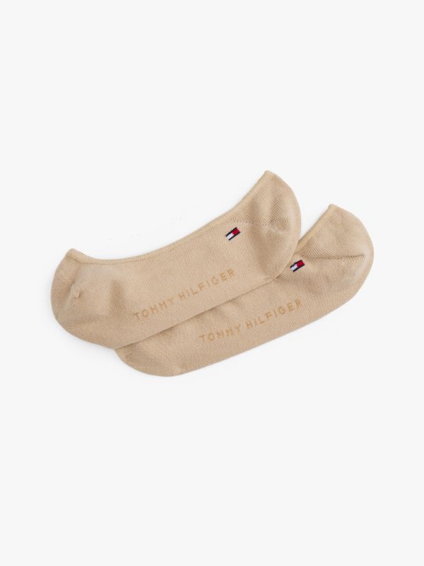 2-Pack Footie Socks — Brown