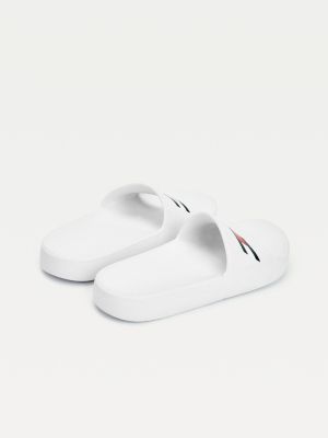 white tommy slides