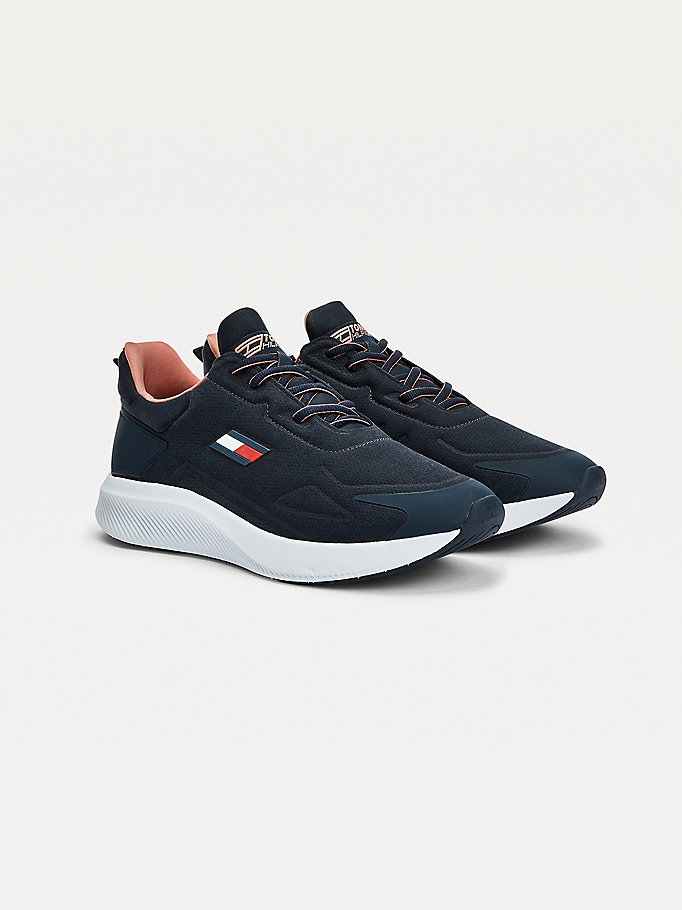 blue sport performance trainers for women tommy hilfiger