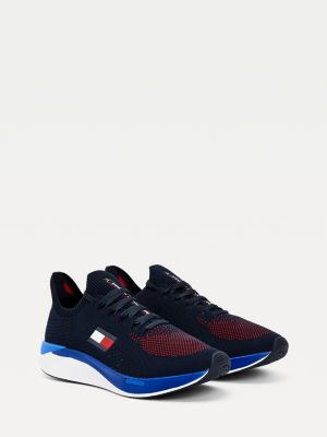 tommy hilfiger knitted trainers