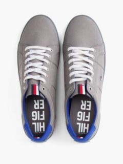 Canvas Lace Up Trainers — Grey 3