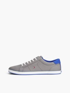 Canvas Lace Up Trainers — Grey 7
