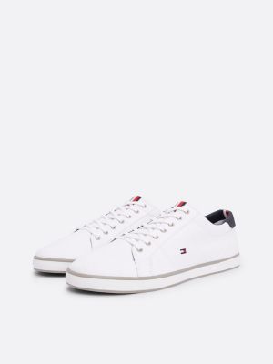 Zapatillas de lona con cordones Blanco Tommy Hilfiger