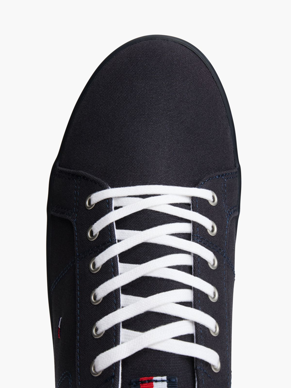 Canvas Lace Up Trainers — Blue