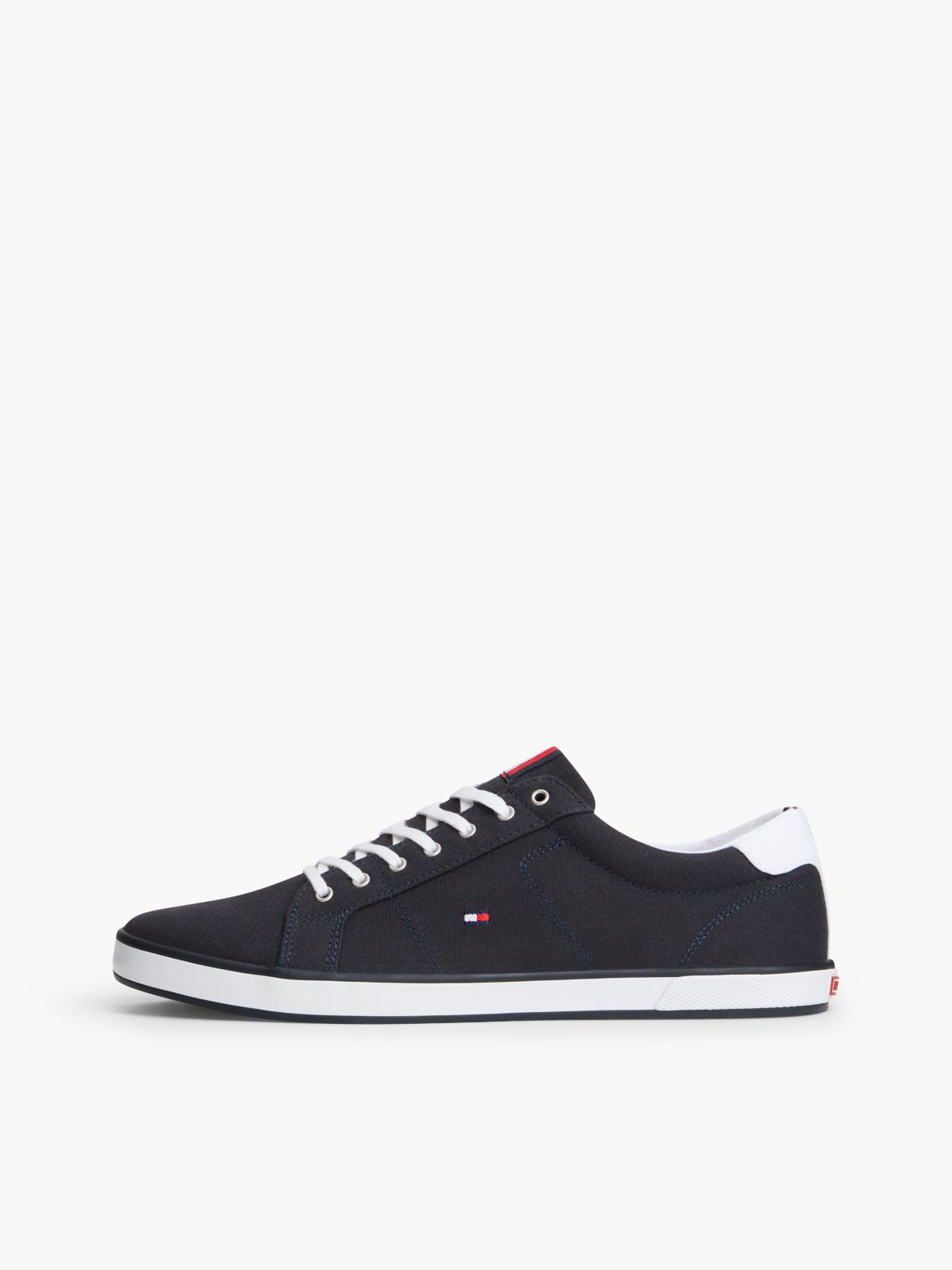 Canvas Lace Up Trainers — Blue