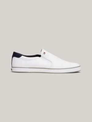 white essential iconic slipper-sneaker für herren - tommy hilfiger