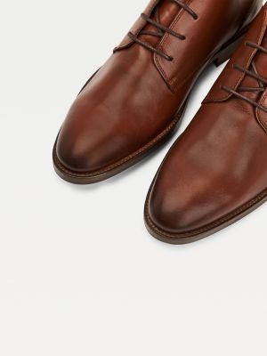 tommy hilfiger essential leather boot
