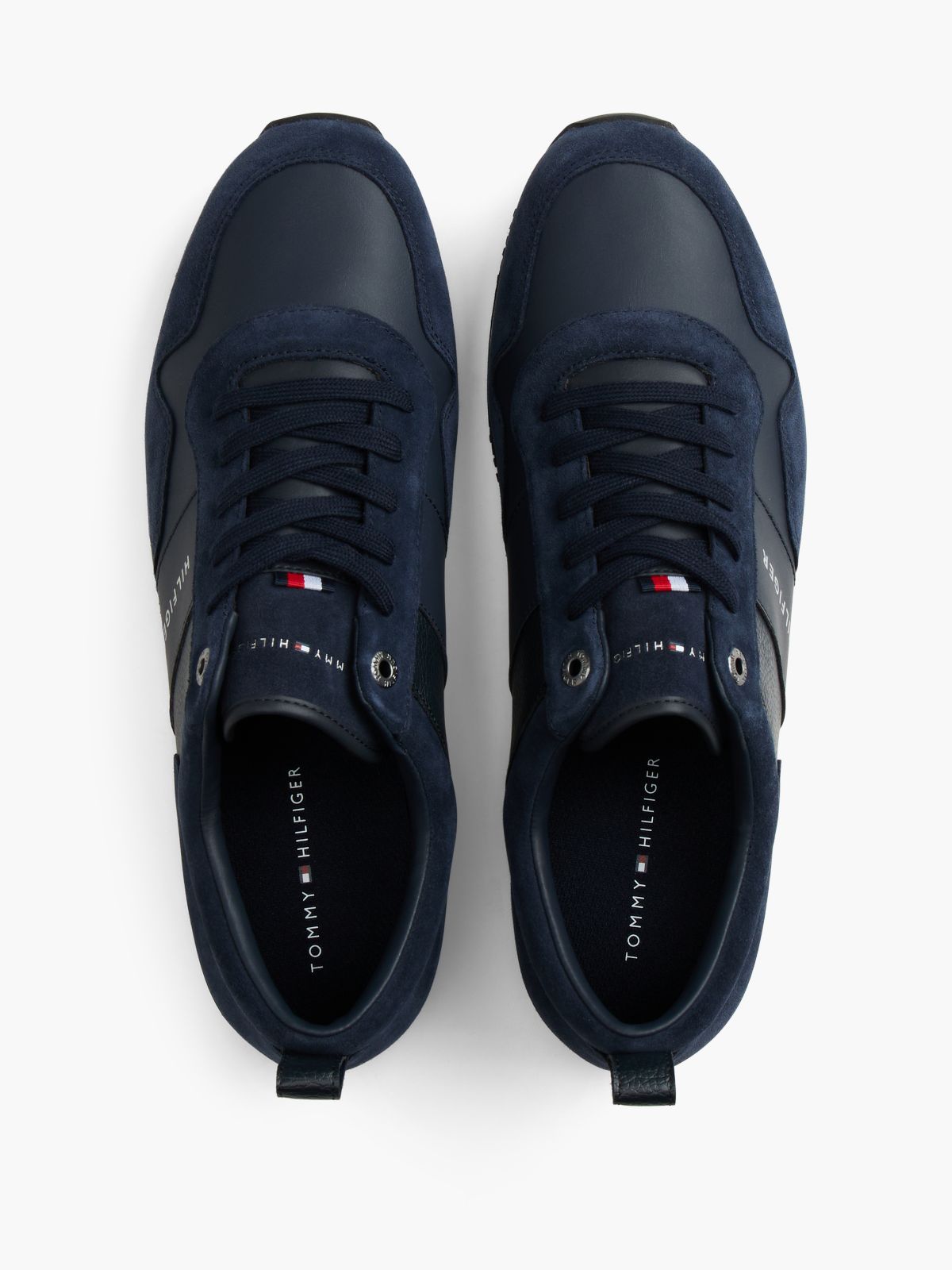Iconic Lace-Up Trainers — Blue