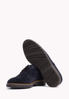 tommy hilfiger men's essential suede lace up derby oxfords