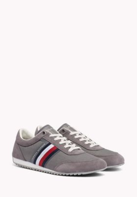 grey tommy hilfiger trainers
