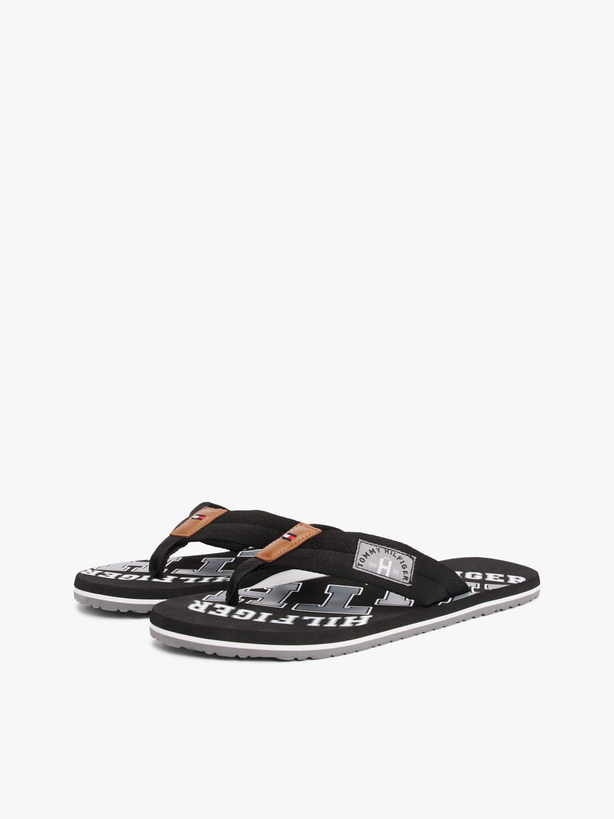 Tommy Beach Sandals — Black