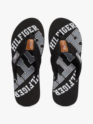 black tommy beach sandals for men tommy hilfiger