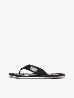 black tommy beach sandals for men tommy hilfiger