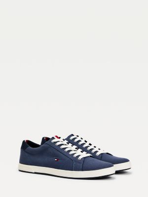 blue tommy hilfiger trainers