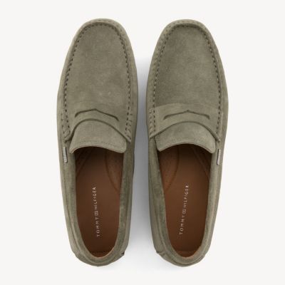 tommy hilfiger suede loafers