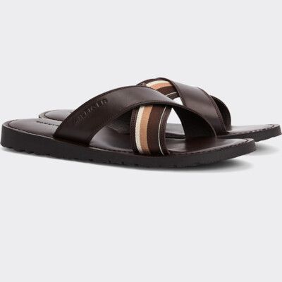 brown tommy hilfiger sandals