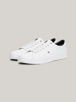essential leather sneaker tommy hilfiger