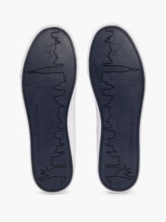 Essential Leather Lace-Up Trainers — White 5