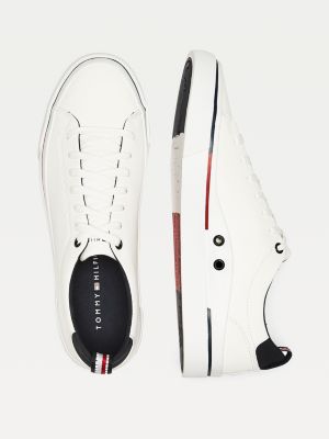 tommy hilfiger signature leather mix trainers