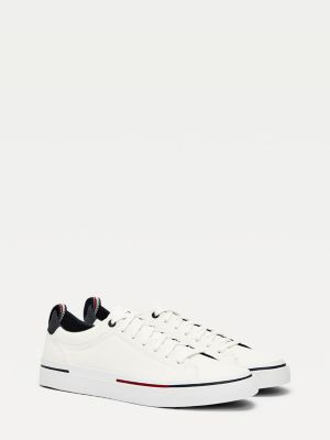 tommy hilfiger leather trainers