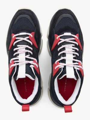 red tommy hilfiger trainers