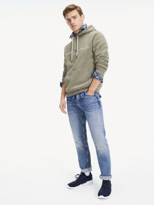 tommy hilfiger mixed texture trainers