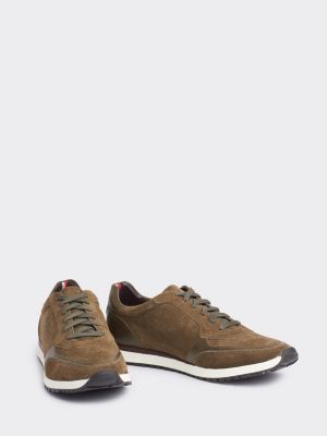 tommy hilfiger wmn chunky mixed textile runner