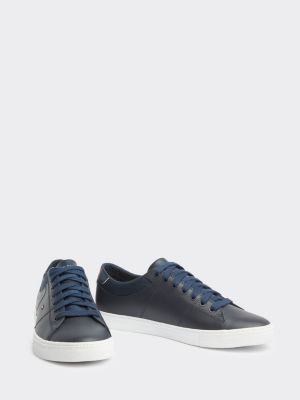 tommy hilfiger essential leather trainers