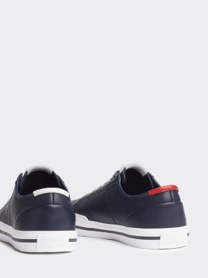 tommy hilfiger signature leather mix trainers