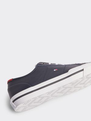tommy hilfiger signature leather mix trainers