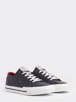 tommy hilfiger signature leather mix trainers