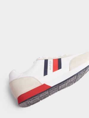 tommy hilfiger mixed texture trainers