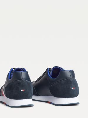 blue tommy hilfiger trainers